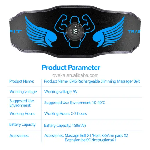 Ceinture électronique  pour massage