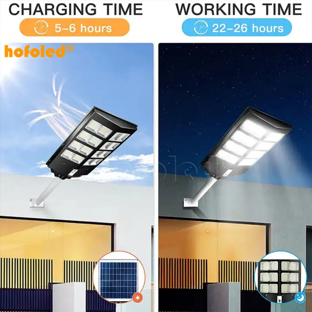 Lampadaire solaire 2000 watts