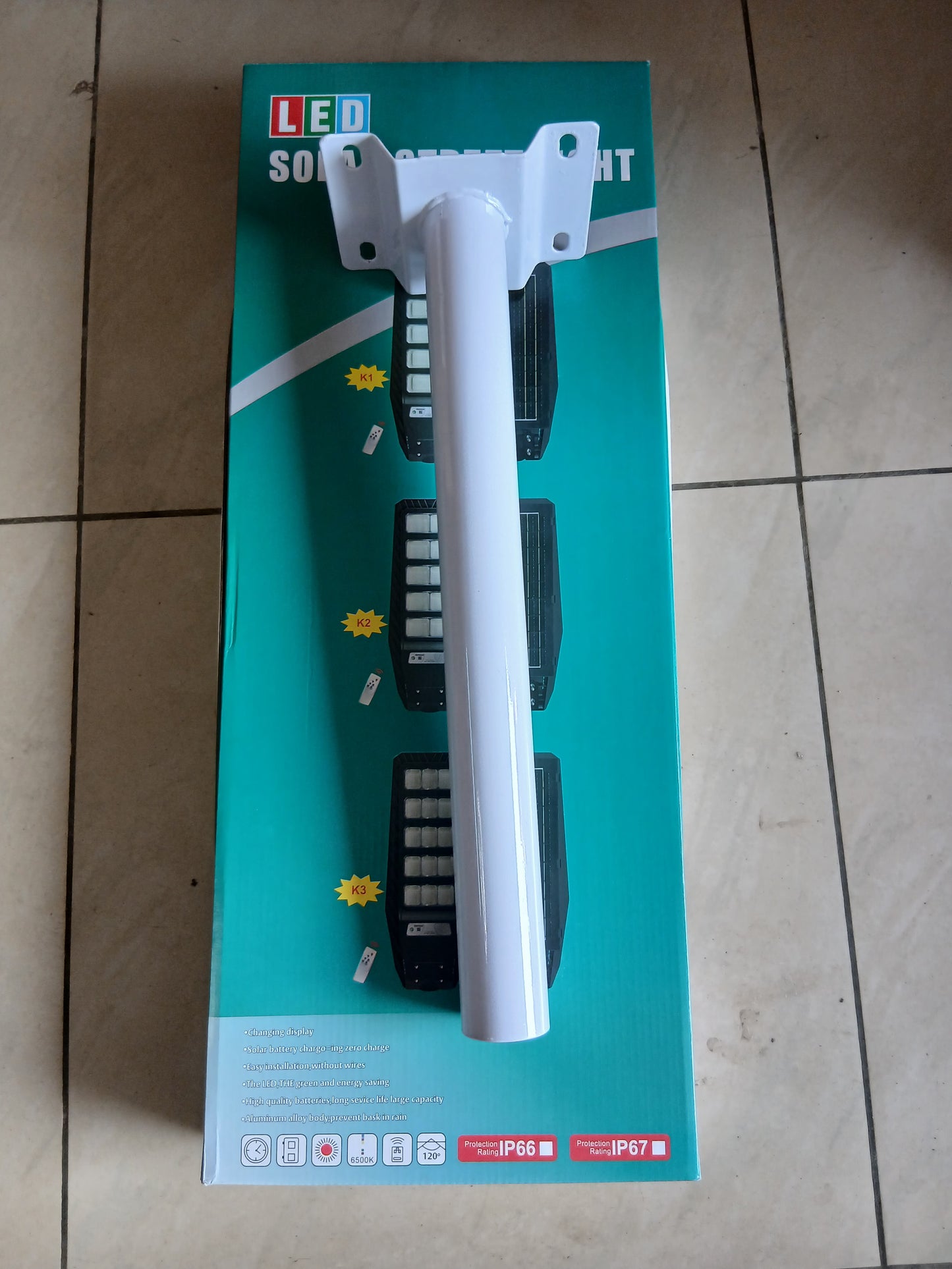 Lampadaire solaire 1000W Ultra lumineux Haute Qualité