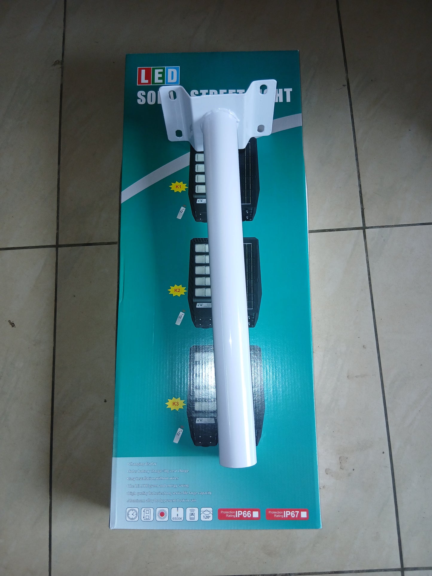 Lampadaire solaire 1000W Ultra lumineux Haute Qualité