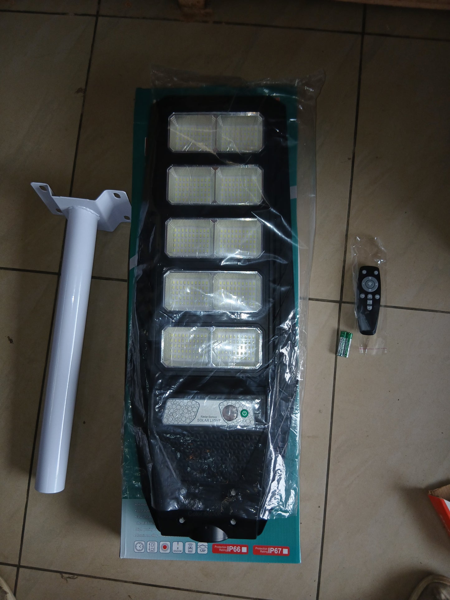 Lampadaire solaire 1000W Ultra lumineux Haute Qualité