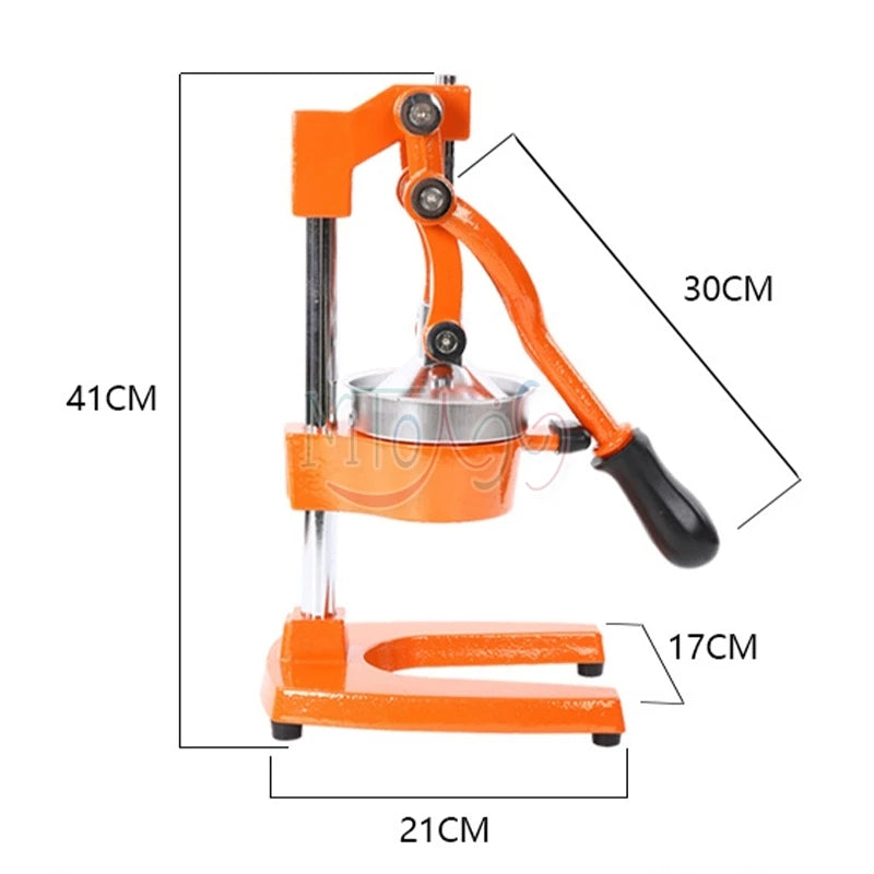 Presse - agrumes manuelle en acier inoxydable