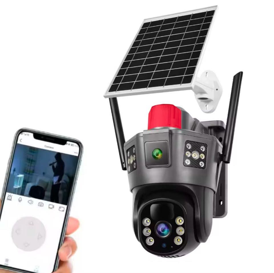 Camera de video-surveillance solaire Calus Triple vision  VC 17- Transmission par téléphone portable