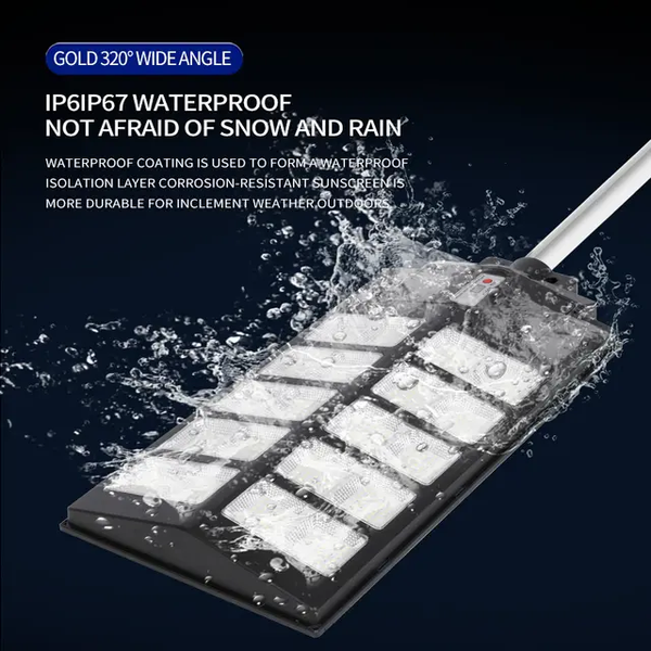 Lampadaire solaire Ultra puissant 2000watts