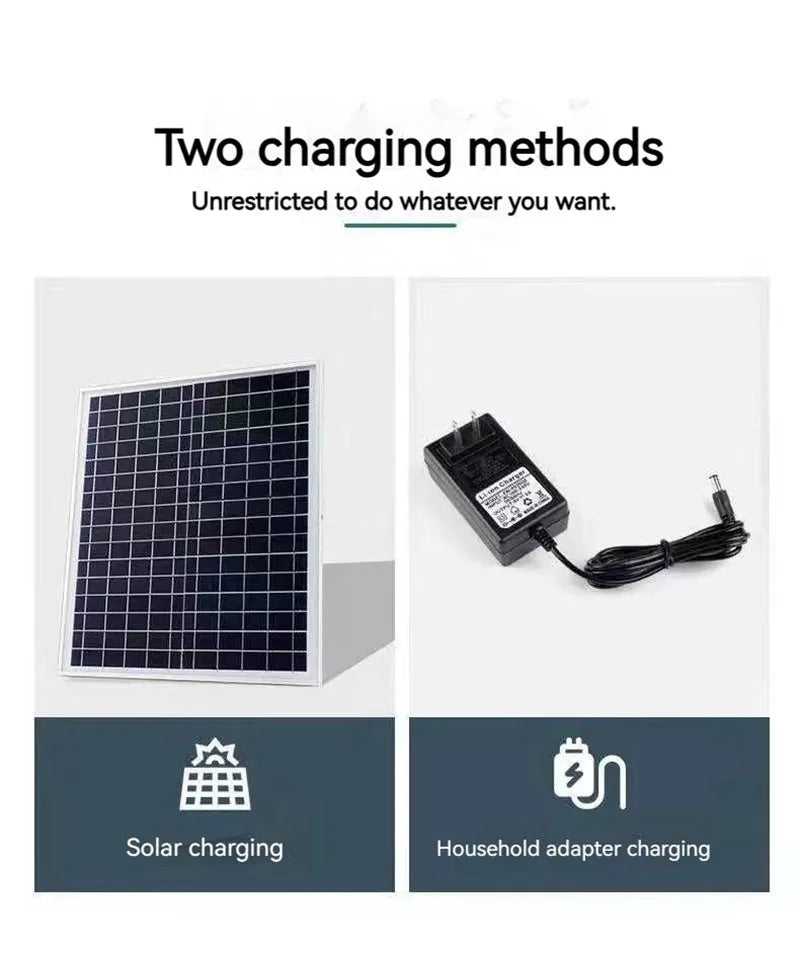 Ventilateur solaire 16 pouces  25W 100-240V (Solar stand fan)