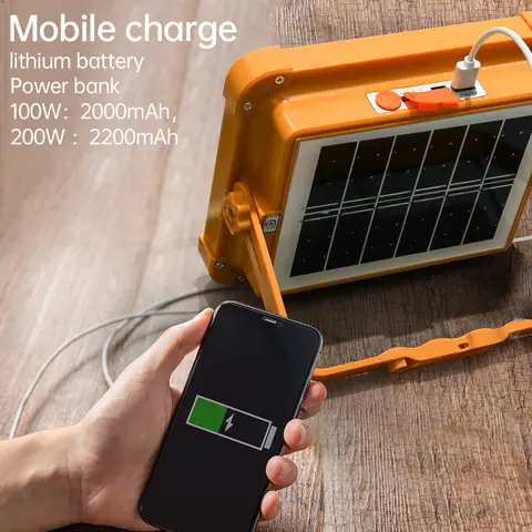 Projecteur solaire multi-usage (100watts)