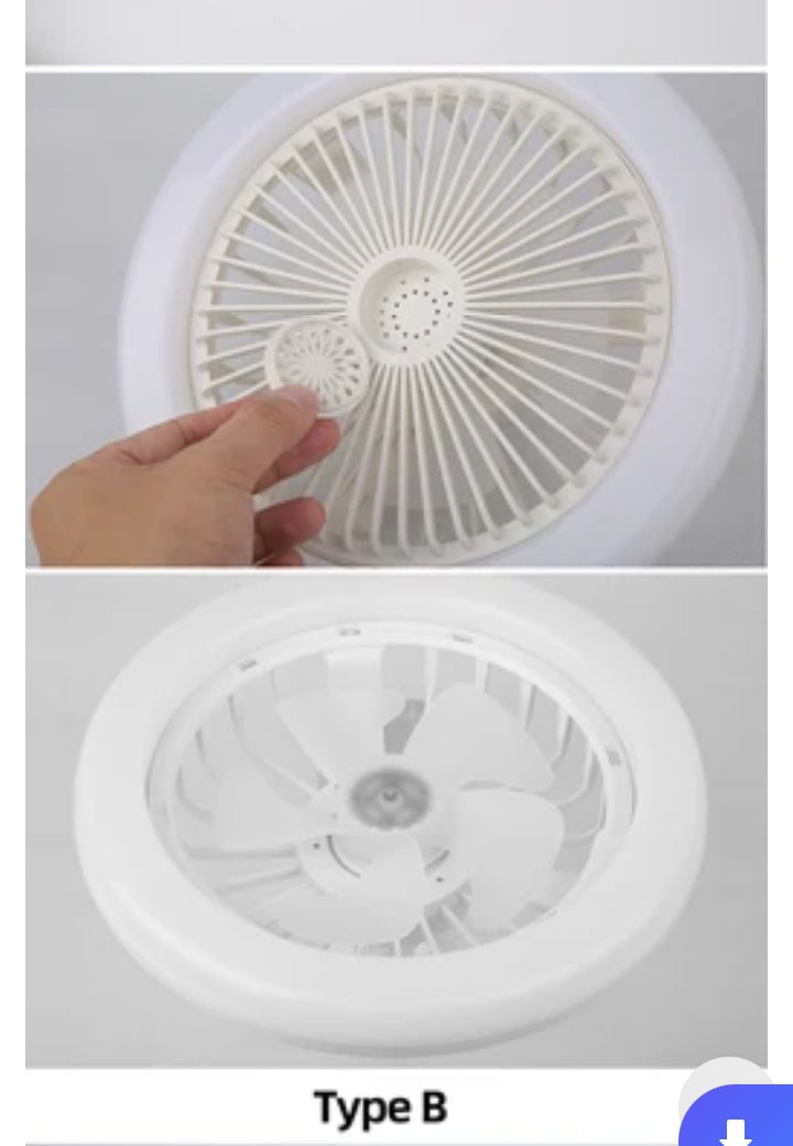 VENTILATEUR DE PLAFOND A LAMP INTEGREE( Multifonctions 30W-220V)