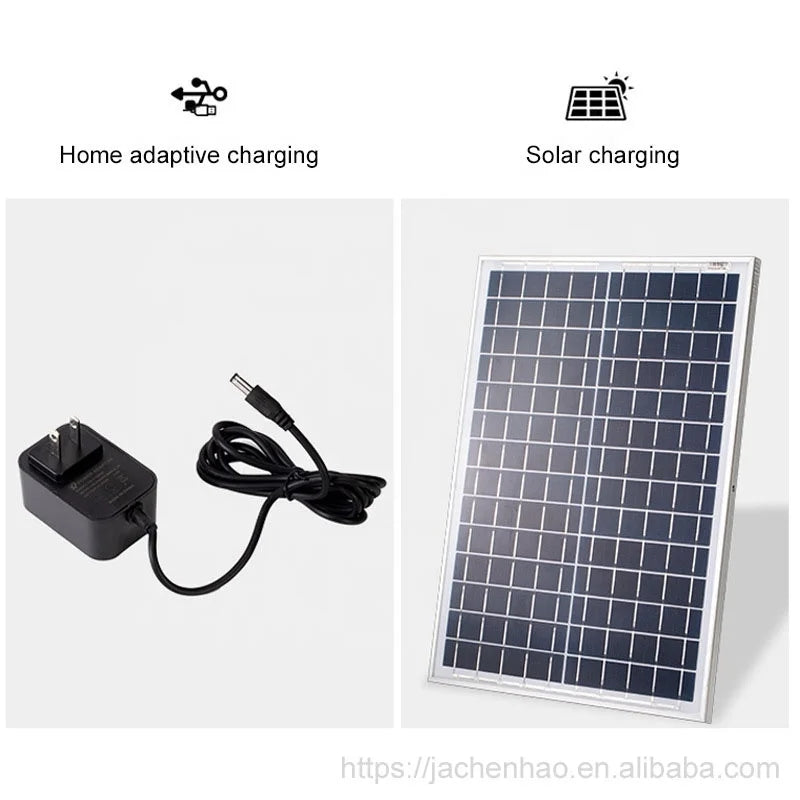 Ventilateur solaire 16 pouces  25W 100-240V (Solar stand fan)