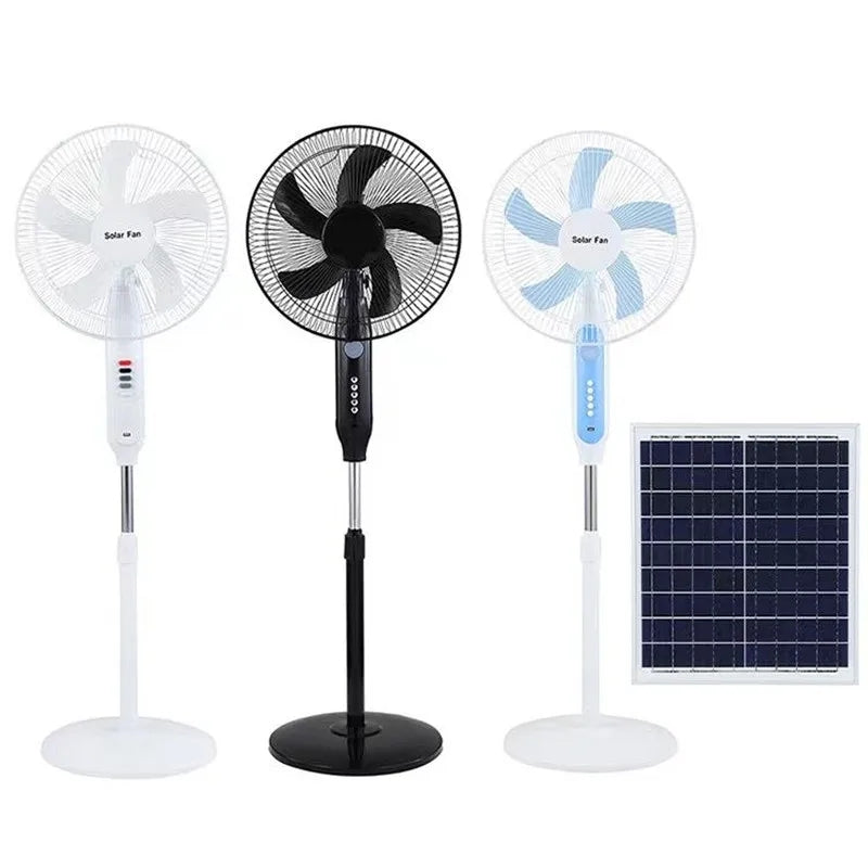 Ventilateur solaire 16 pouces  25W 100-240V (Solar stand fan)