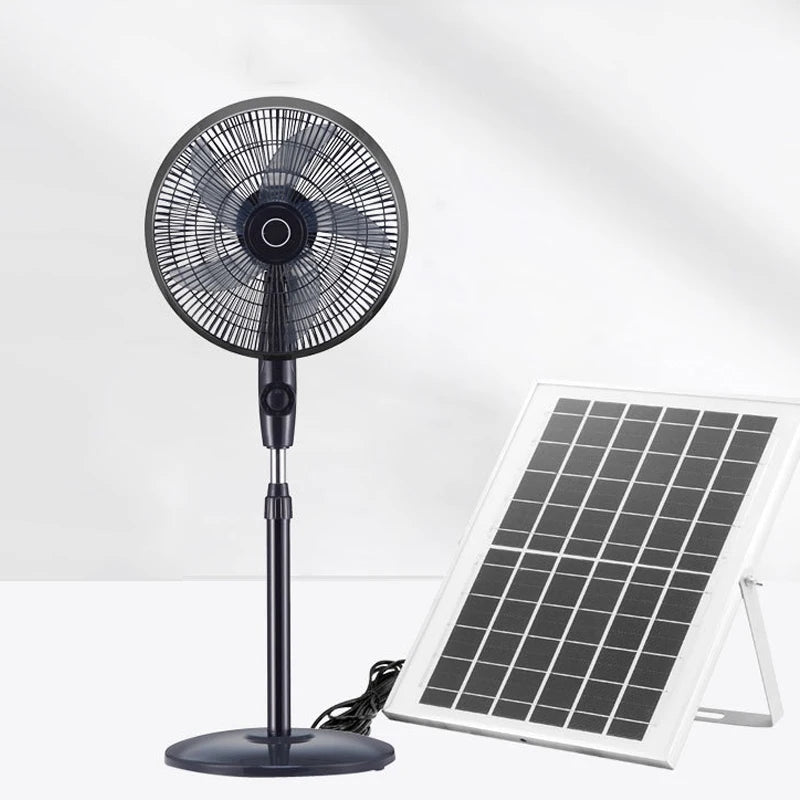 Ventilateur solaire 16 pouces  25W 100-240V (Solar stand fan)