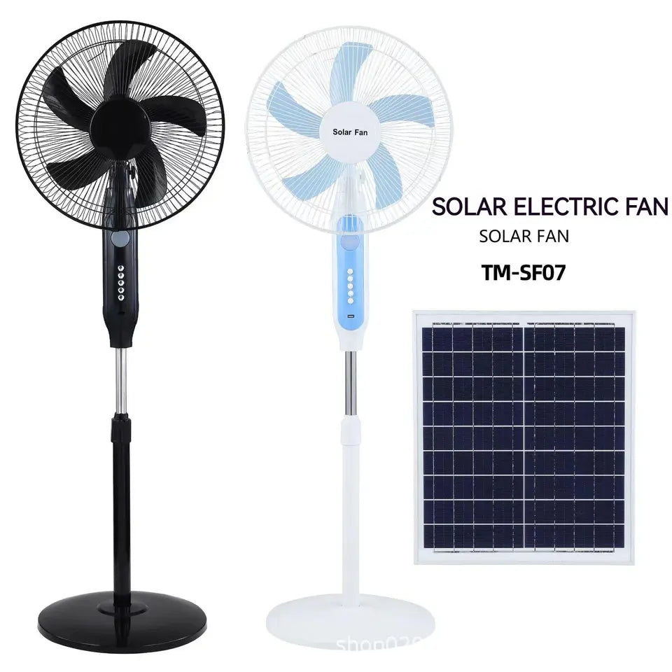 Ventilateur solaire 16 pouces  25W 100-240V (Solar stand fan)