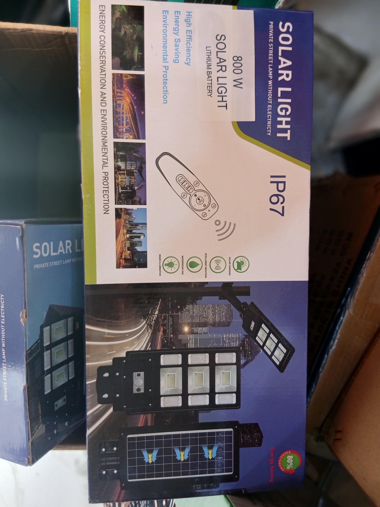 Lampadaire solaire 800W puissance Optimale