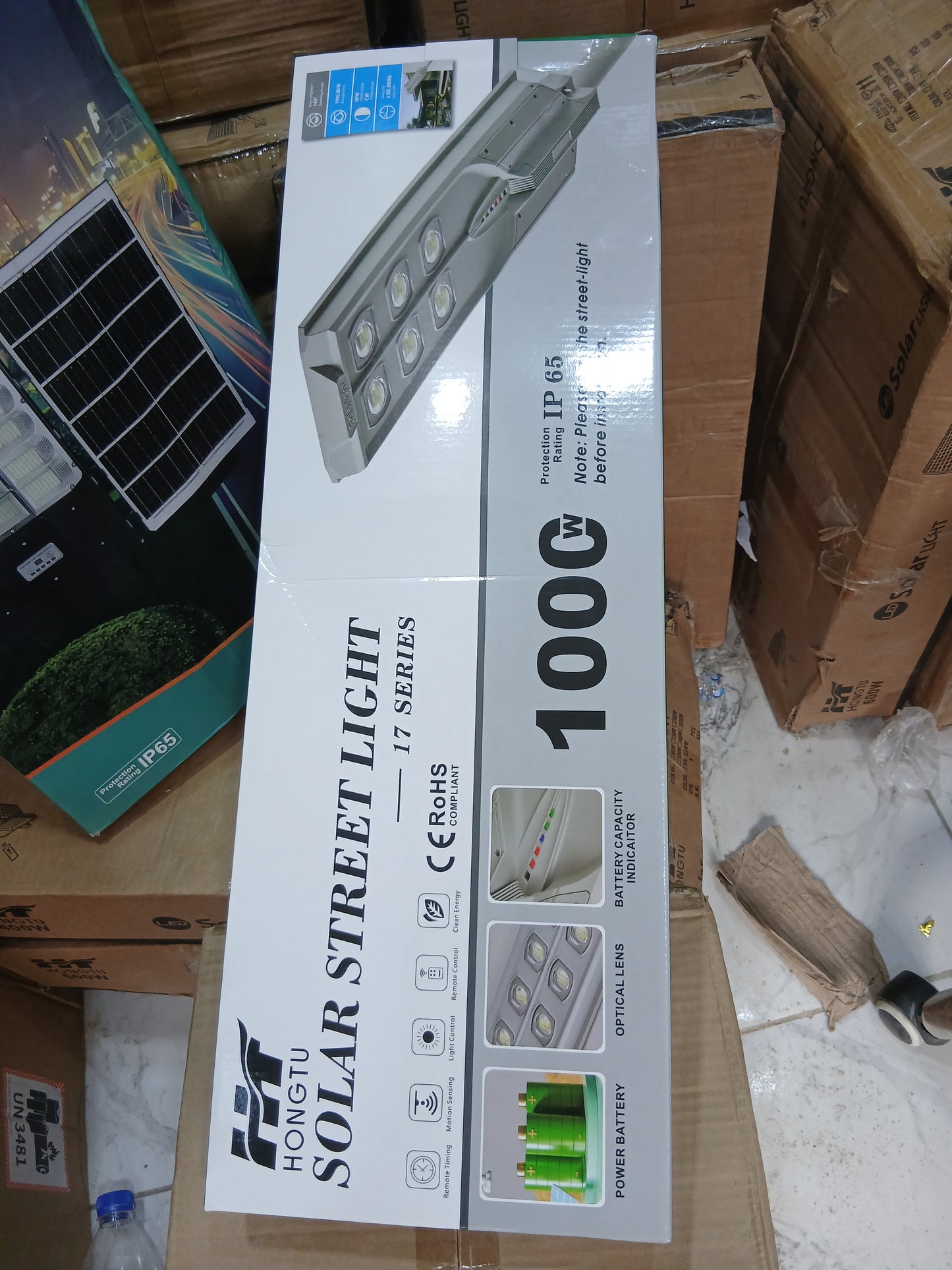Lampadaire solaire 2000W  Original ultra puissant